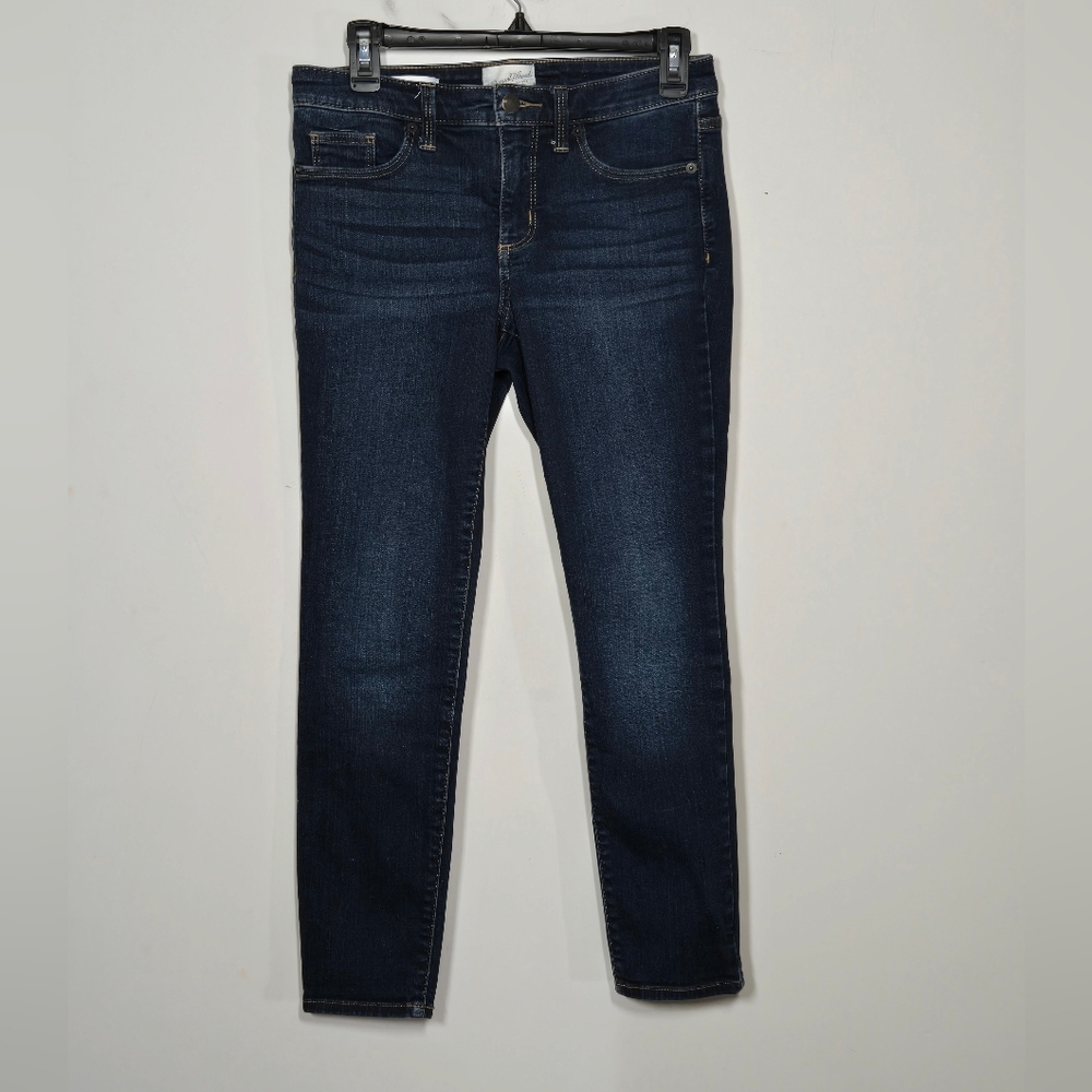 Universal Thread Dark Wash Skinny Cropped Stretch Denim Ankle Jeans